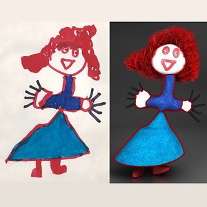Redhead doll
