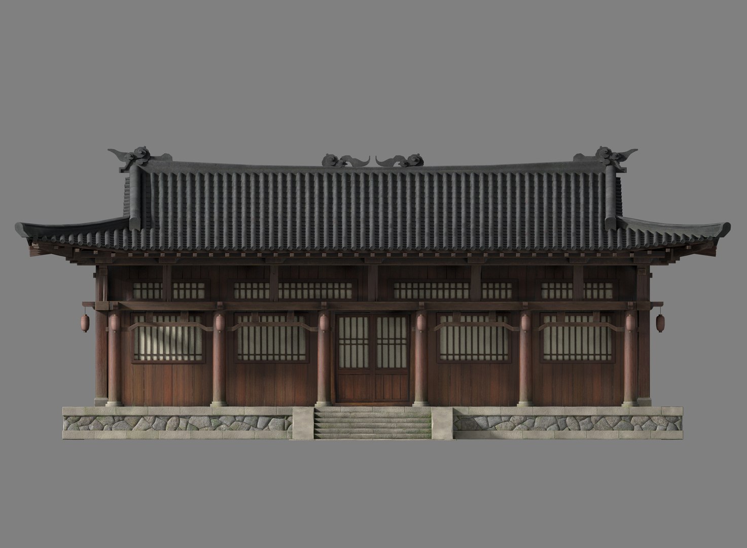 3D Ancient Architecture Model - TurboSquid 2053516