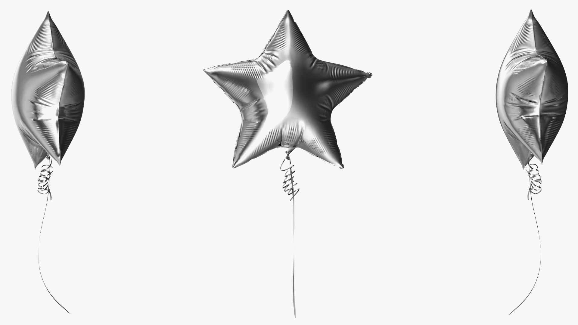 Round Silver Foil Balloon