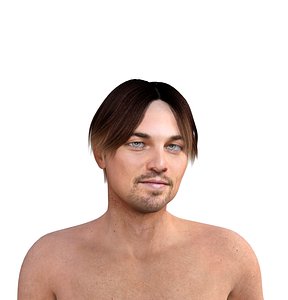 3D leonardo dicaprio rigged
