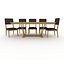 Dining Set 6 3D