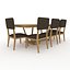 Dining Set 6 3D