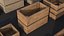 Colección de cajas de madera