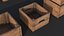 Colección de cajas de madera