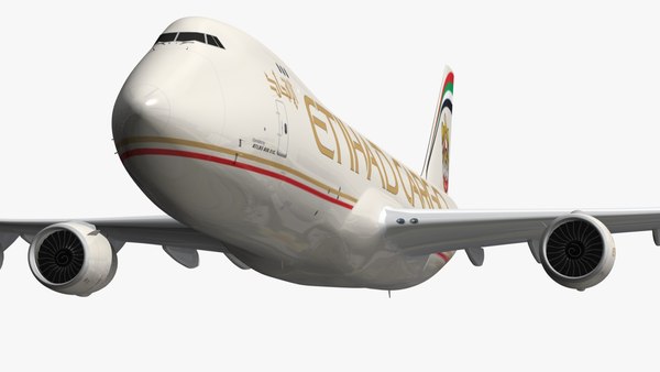 ボーイング747 8階エティハド貨物3Dモデル - TurboSquid 1149666