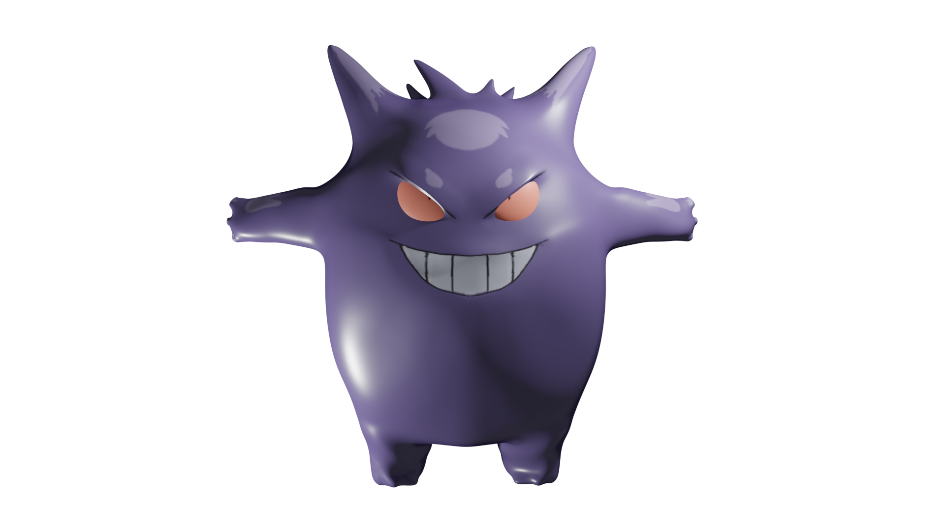 modelo 3d Gengar - TurboSquid 1712250