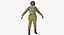 3D ussr astronaut wearing space suit model