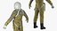 3D ussr astronaut wearing space suit model