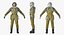 3D ussr astronaut wearing space suit model
