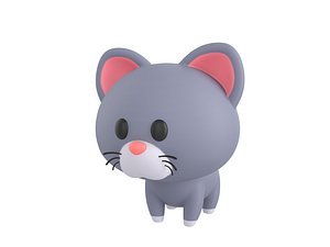 cat character 3D model
