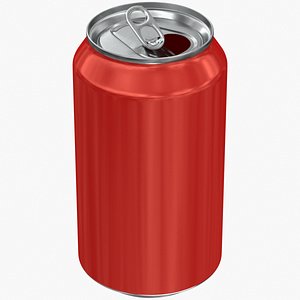 Opened Standard Can 355ML 3D model