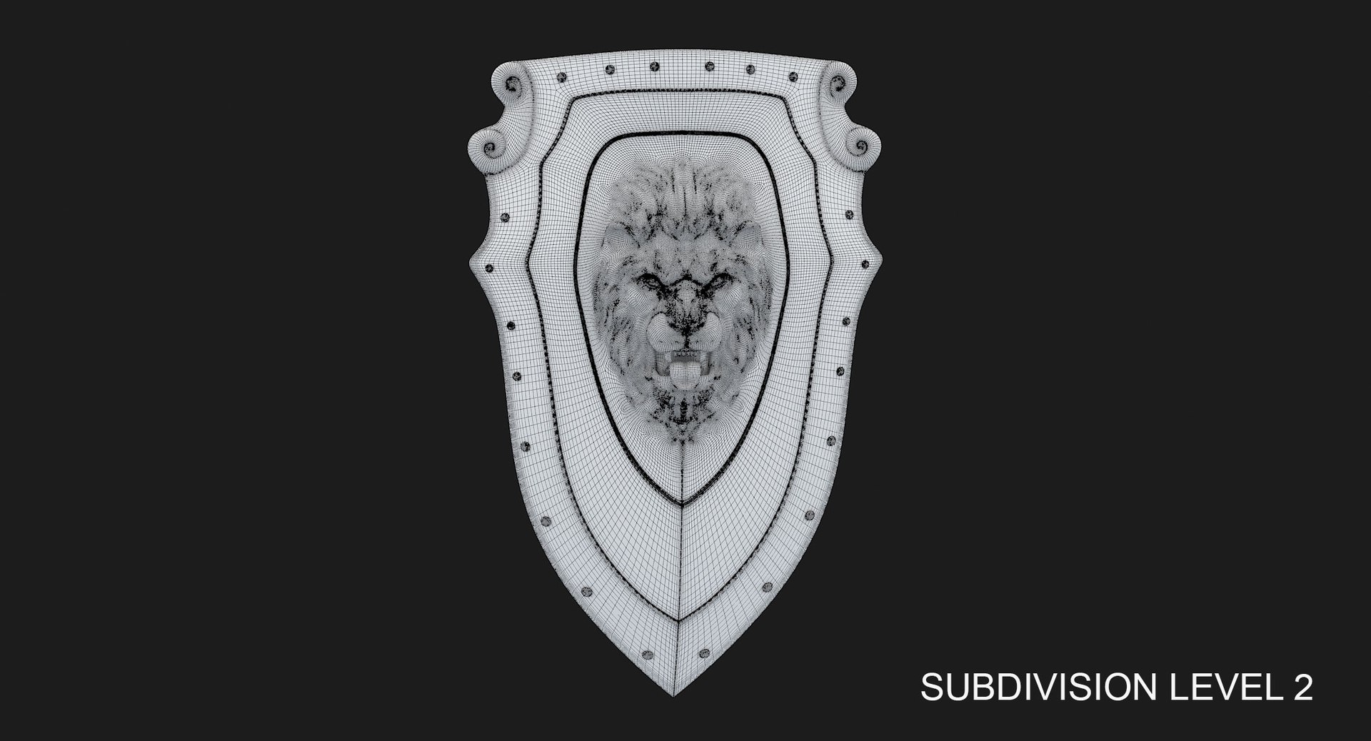 3D model kite shield steel TurboSquid 1197816