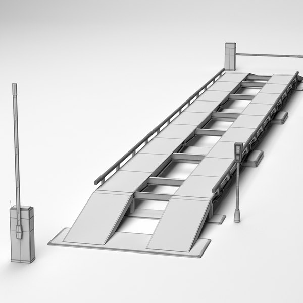 truck scales 3d model