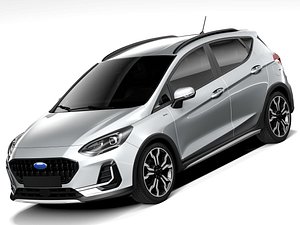 3D model Ford Fiesta Active 5-door 2022