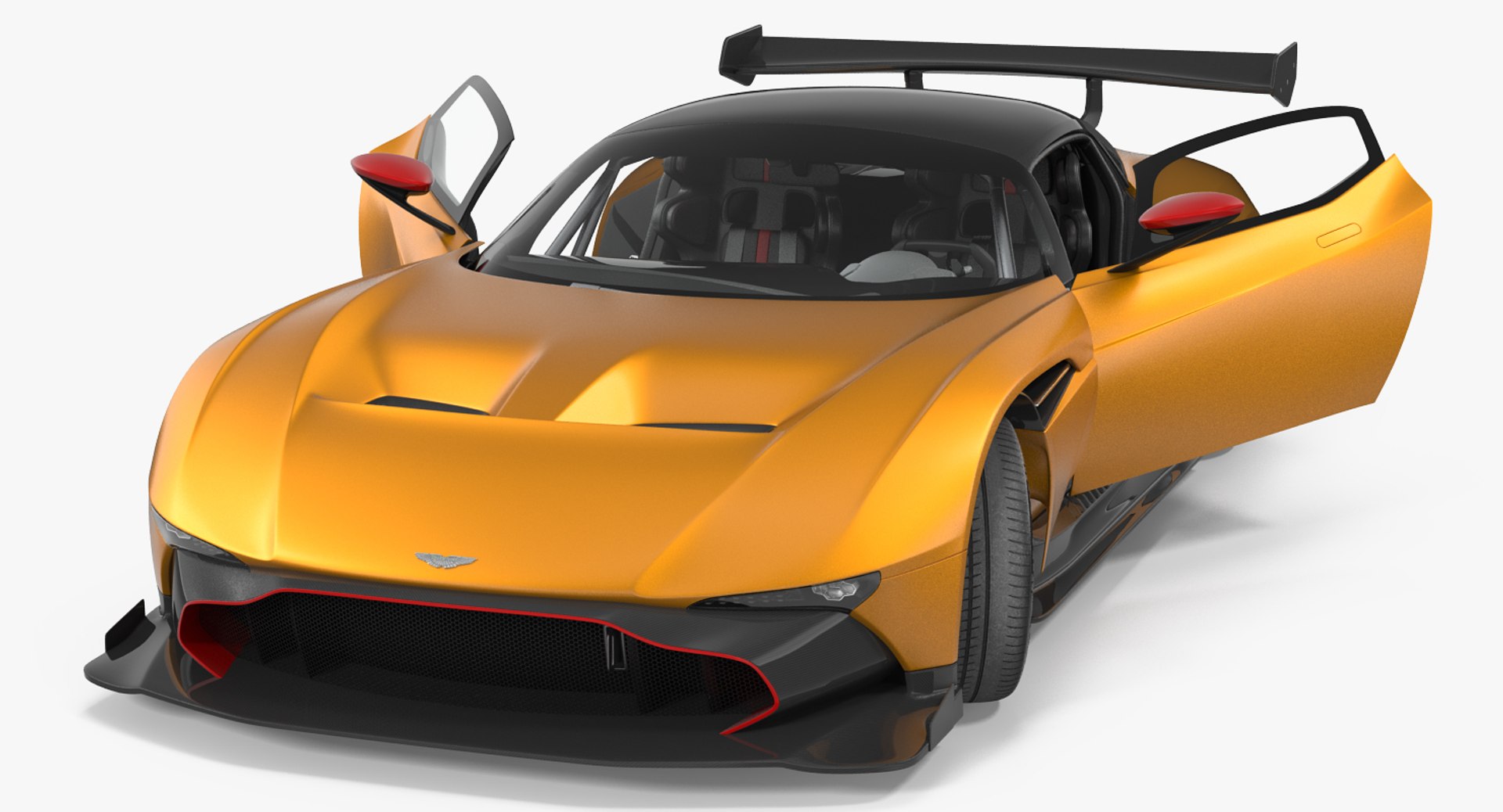 Aston Martin Vulcan 2016 Rigged 3D Model 3D model preview