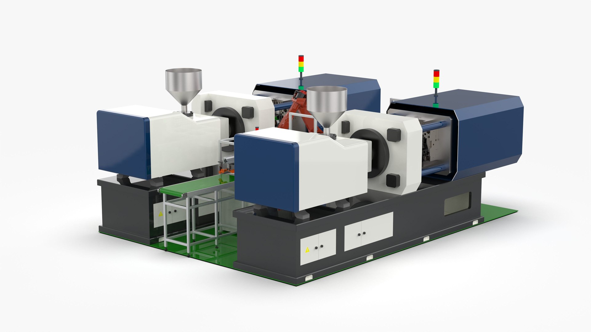 Automatic Bracket Loading Injection Machine 3D model TurboSquid 2065992