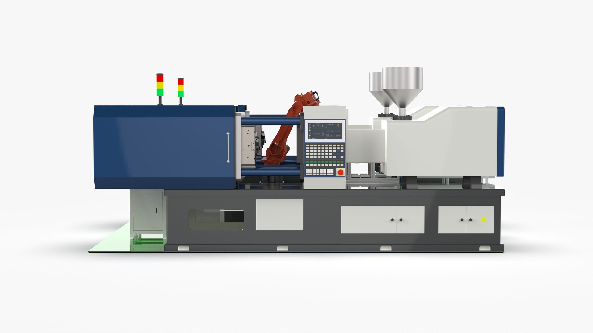 Automatic Bracket Loading Injection Machine 3D model TurboSquid 2065992