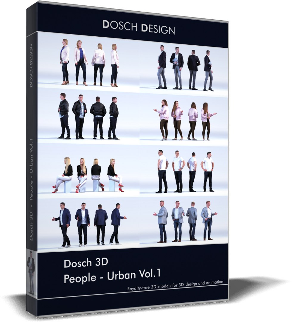 People - urban vol 1 3D model - TurboSquid 1218436