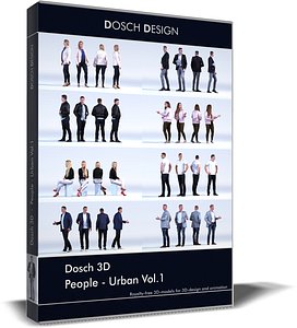 people - urban vol 1 3D model