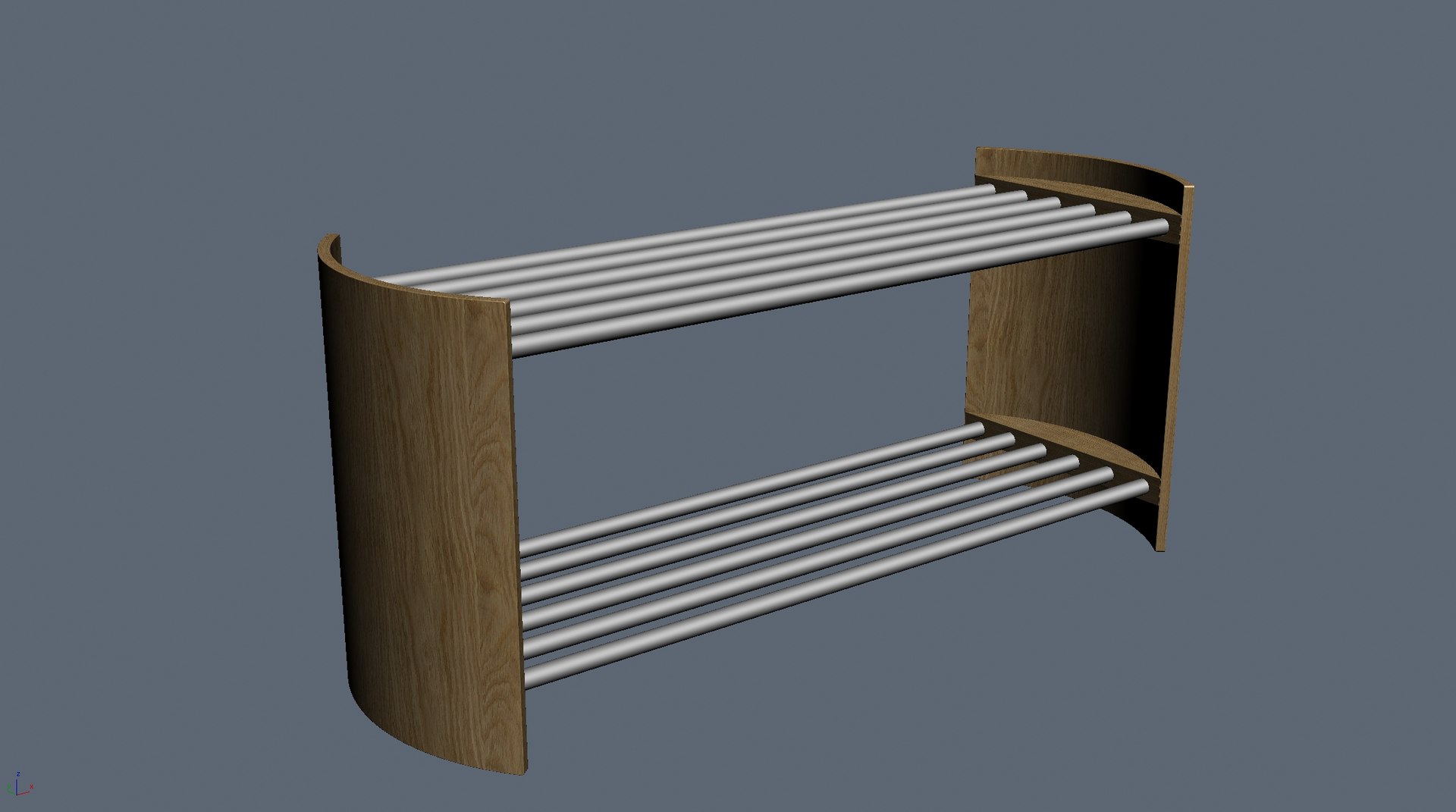 3dsmax Surf Shoe Rack