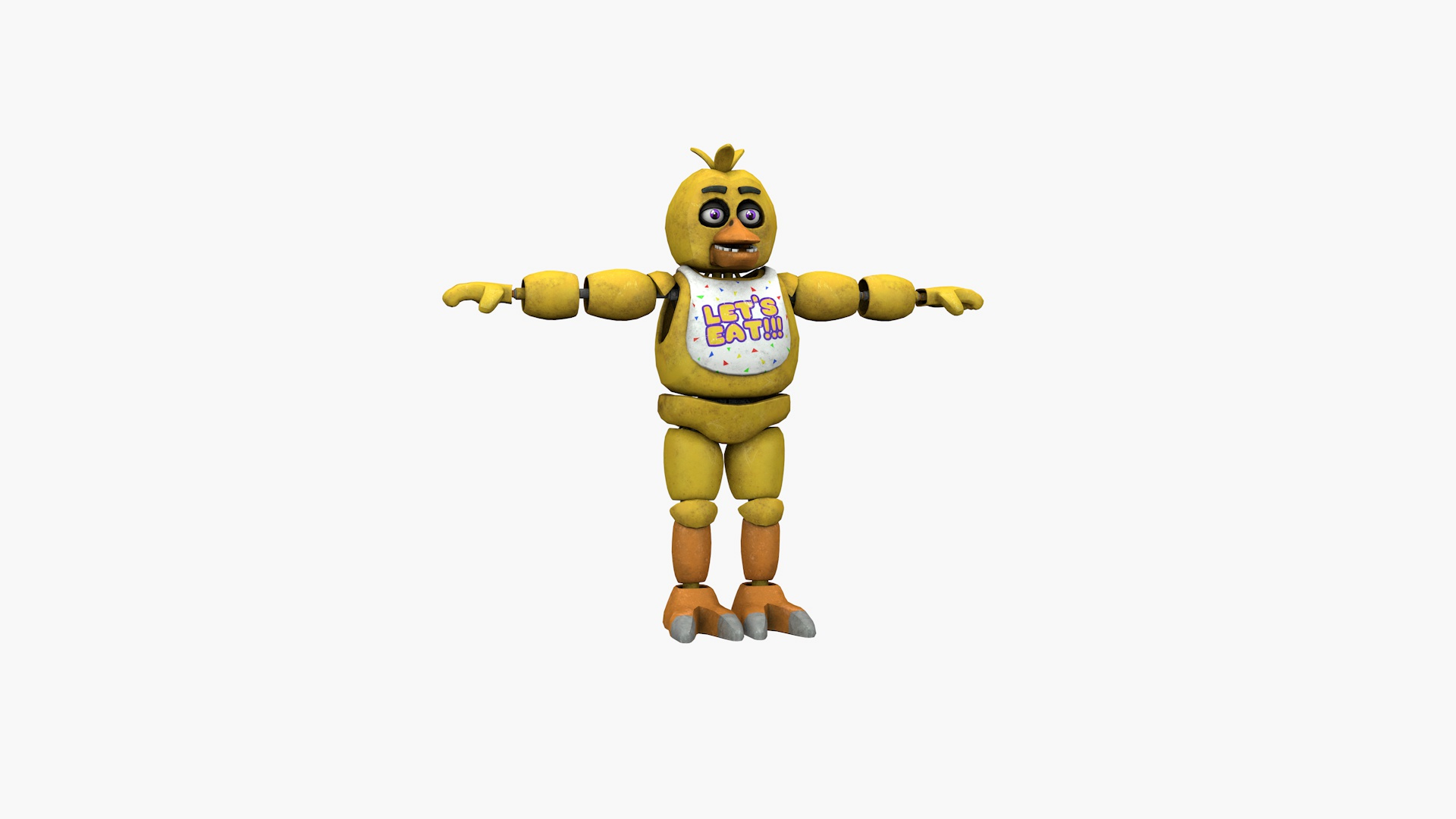 STL file Withered Chica ( FIVE NIGHTS AT FREDDY'S / FNAF