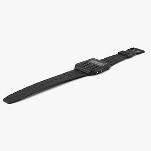 Casio Retro Calculator Watch 3D Model