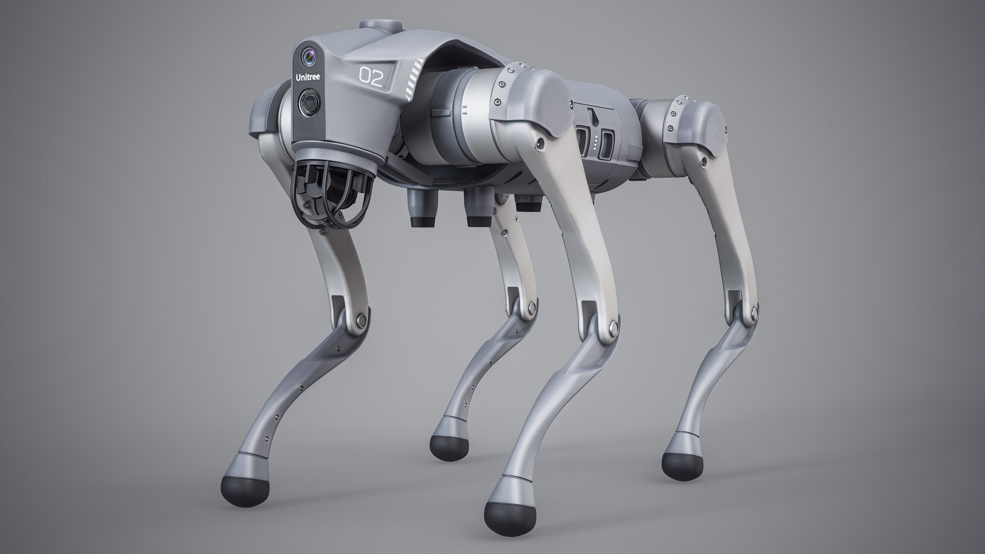 Unitree Go2 Robot Dog PBR Model TurboSquid 2109022