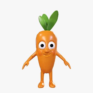 Cute carrot model