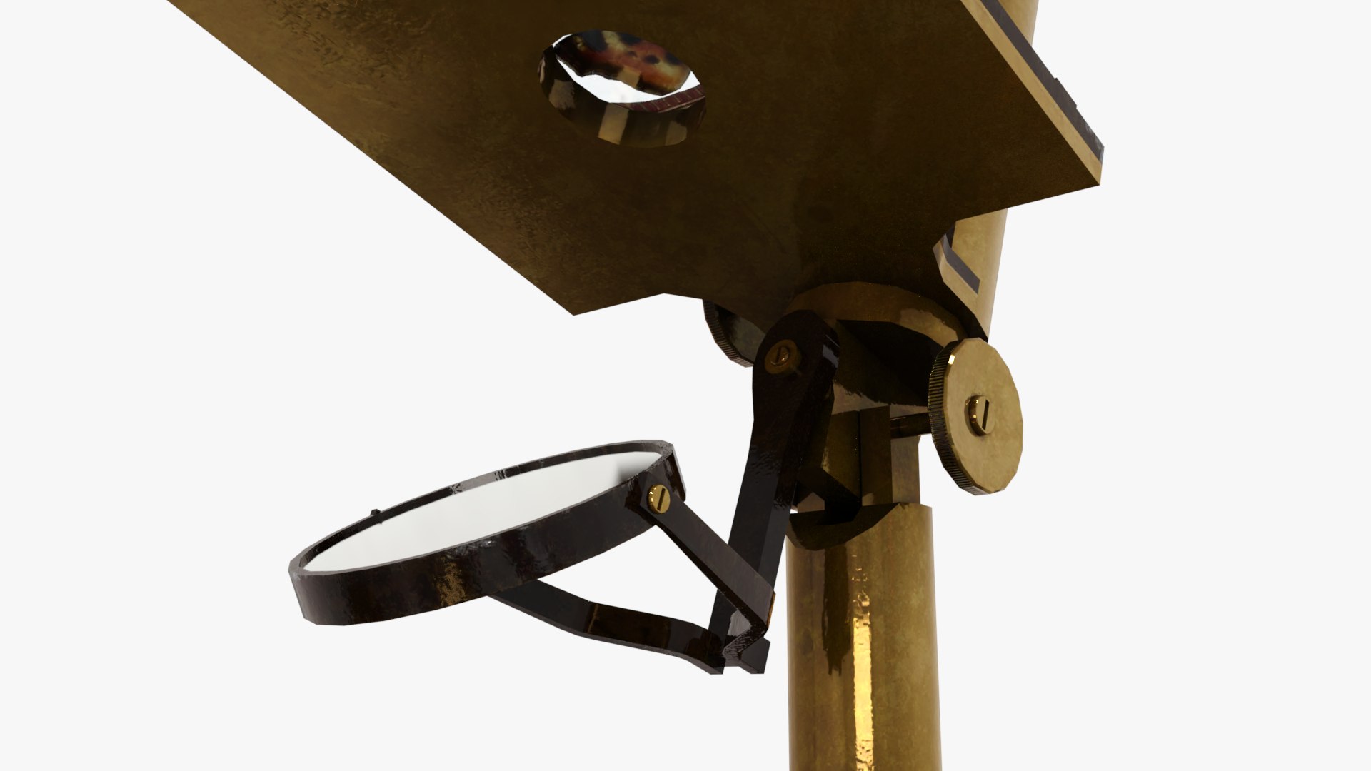 3D Victorian Microscope Low-poly 3D Model - TurboSquid 2359701