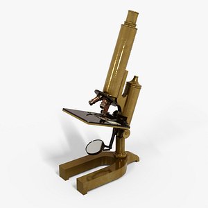 Victorian Microscope Low-poly