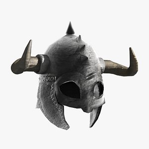 horned helmet fbx