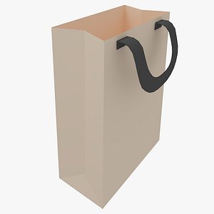 paper bag 3d model