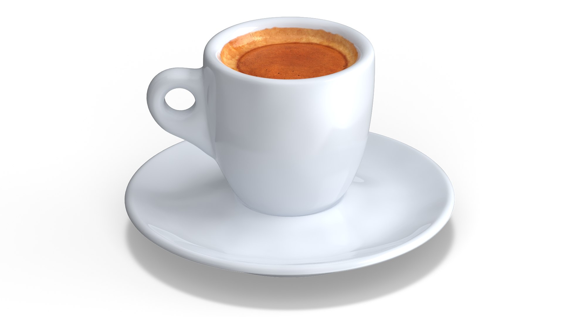 Lavazza Espresso Coffee Cup 3D model preview