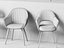Modernes skandinavisches Esszimmer- und Lounge-Hocker-Set