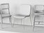 Modernes skandinavisches Esszimmer- und Lounge-Hocker-Set