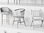 Modernes skandinavisches Esszimmer- und Lounge-Hocker-Set