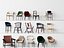 Modernes skandinavisches Esszimmer- und Lounge-Hocker-Set