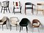Modernes skandinavisches Esszimmer- und Lounge-Hocker-Set