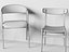 Modernes skandinavisches Esszimmer- und Lounge-Hocker-Set