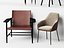 Modernes skandinavisches Esszimmer- und Lounge-Hocker-Set