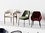 Modernes skandinavisches Esszimmer- und Lounge-Hocker-Set