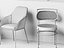 Modernes skandinavisches Esszimmer- und Lounge-Hocker-Set