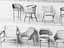 Modernes skandinavisches Esszimmer- und Lounge-Hocker-Set