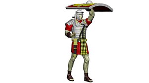 LEGIONARY TESTUDO 3 SWORD 3D print model model