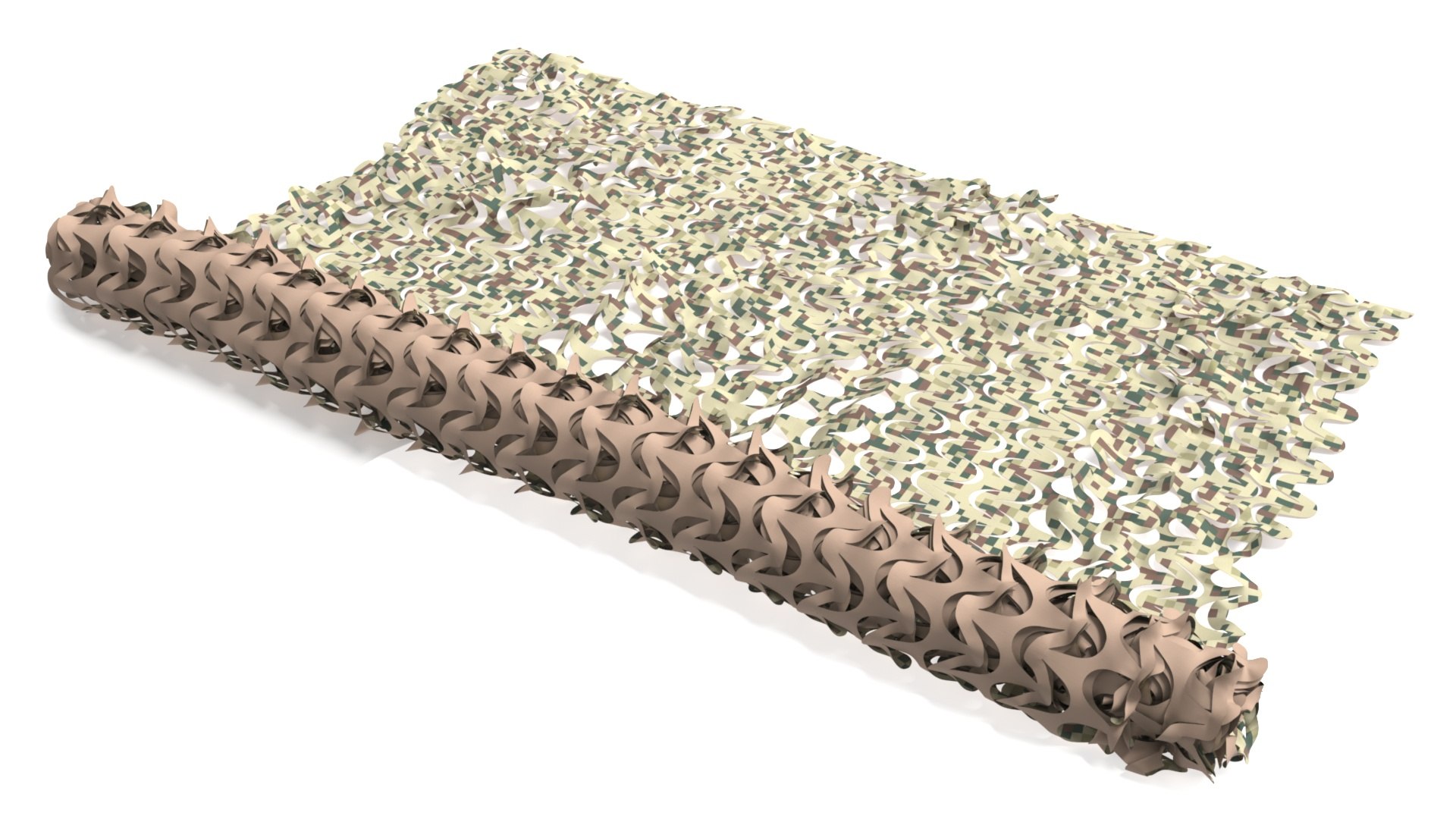Military Camouflage Net Rolled with Mesh Sheet Sand model https://p.turbosquid.com/ts-thumb/qY/d56ecN/LP/military_camouflage_net_rolled_with_mesh_sheet_sand_004/jpg/1768823647/1920x1080/fit_q87/4ae52ac96832923ee12fdfa610e1537e3215d042/military_camouflage_net_rolled_with_mesh_sheet_sand_004.jpg