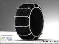 Tire 44 (with chain 1)