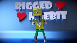 Meebits Elephant RIGGED 3D