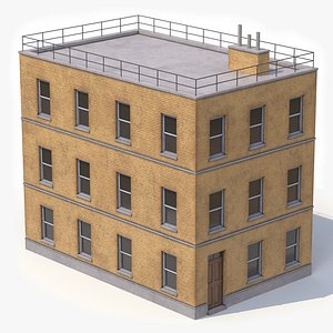 Apartment Building 9 Game Ready PBR