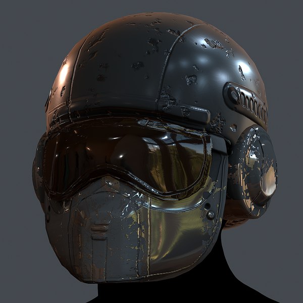 3D gas mask - TurboSquid 1694882