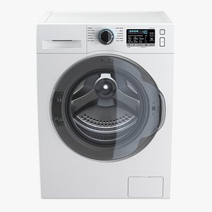 Front Load Washing Machine White